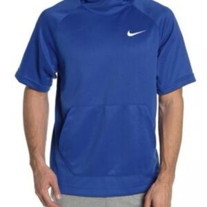 Nike Royal Blue Short Sleeve Hoodie